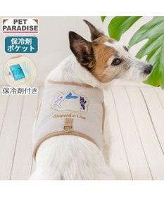 PET PARADISE リサとガスパール 保冷剤付き クール ハーネス 《シトラス柄》 ３Ｓ 小型犬