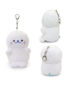 Mother garden しろたん ついたんマスコット  キーホルダー 12cm 《もふもふ 白》 単品