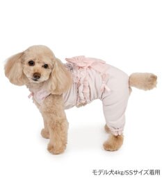 PET PARADISE ディズニー ミニーマウス リボン クール ロンパース 小型犬
