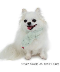 PET PARADISE ペットパラダイス 干支 巳 マフラー 《 グリーン》 小型犬 ＳＳ～ＳＭ・ＤＳ・ＤＭ