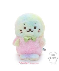 Mother garden しろたん 虹のふわふわ マスコット 19cm