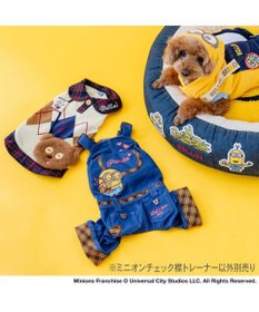 PET PARADISE ミニオン ティム チェック襟 トレーナー 小型犬