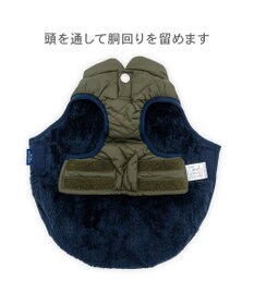 PET PARADISE J.PRESS ダイヤＳＴ 綿入ベスト 《カーキー》 小型犬