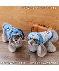 PET PARADISE スヌーピー デニム パーカー 《ライトブルー》 小型犬