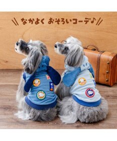 PET PARADISE スヌーピー デニム パーカー 《ライトブルー》 小型犬