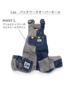 PET PARADISE Ｌｅｅ パッチワーク オーバーオール パンツつなぎ【小型犬】