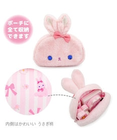 Mother garden マザーガーデン ふわふわ うさぎちゃん メイク ポーチセット