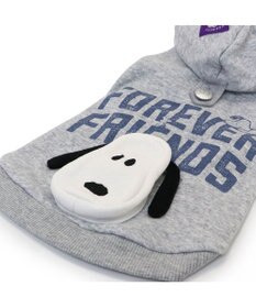 PET PARADISE スヌーピー ずっ友 お揃い パーカー 《グレー》  中型犬  大型犬