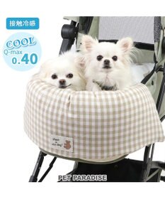 PET PARADISE ペットパラダイス クール カートクッション  《くまちゃん柄》