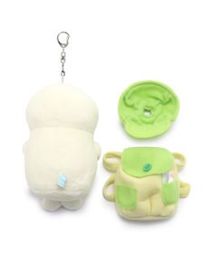 Mother garden しろたん マスコットキーホルダー ついたん 12cm 《しろっぺ  / きのこ狩りおのぼりたん 》 【単品】