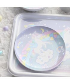 Mother garden  マザーガーデン ユニコーン メラミン食器 丸皿 食洗機可 プレート お皿