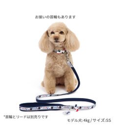 PET PARADISE リサとガスパール リボン付きリード 《パリ柄》 ４Ｓ~３Ｓ 小型犬
