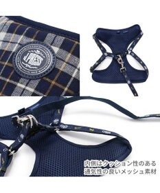 PET PARADISE J.PRESS ビエラチェック ハーネス リード【ＳＳ】小型犬