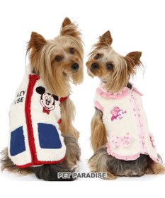 PET PARADISE ディズニー ミッキーマウス ジップベスト 《ホワイト》 小型犬