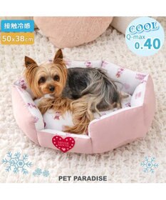 PET PARADISE ディズニー ミニーマウス クールカドラー 《ハート柄》 Ｓ