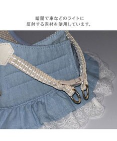 PET PARADISE ペットパラダイス 花刺繍 ベスト ハーネス SM 中型犬