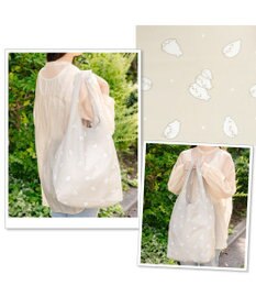 Mother garden しろたん エコバッグ 《しろたんがいっぱい》