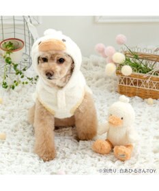 PET PARADISE ペットパラダイス 白あひるさん パーカー 小型犬