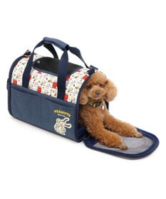 PET PARADISE スヌーピー 折畳 キャリーバッグ《ご機嫌柄 》M 小型犬 約4～8kg