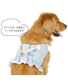 PET PARADISE ペットパラダイス 花刺繍 ベスト ハーネス Ｍ 大型犬