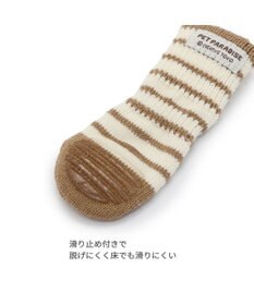 PET PARADISE ペットパラダイス makokoro スリット 靴下  《ボーダー》 ＳＭ 中型犬