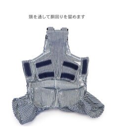PET PARADISE Lee ヒッコリー オーバーオール 中型犬 大型犬