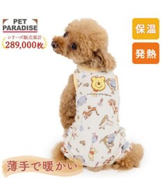 PET PARADISE ディズニー くまのプーさん ペティヒート天竺 ロンパース 《お友達柄》 小型犬
