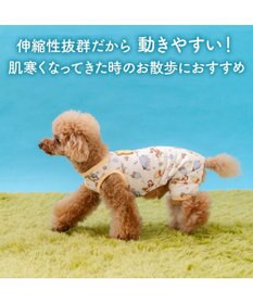 PET PARADISE ディズニー くまのプーさん ペティヒート天竺 ロンパース 《お友達柄》 小型犬