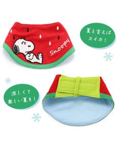 PET PARADISE スヌーピー スイカ柄 クールネック バンダナ 《保冷剤付き》【中型犬】【大型犬】