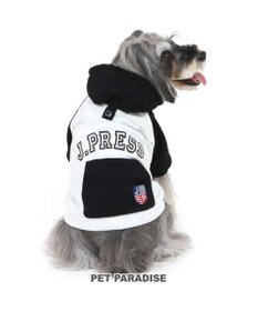 PET PARADISE 犬 服 J.PRESS パーカー  【小型犬】 カレッジ 白