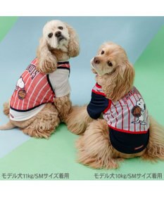 PET PARADISE スヌーピー ビブスＴシャツ 《ホワイト》 中型犬