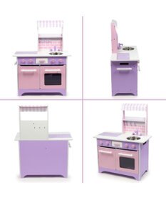 Mother garden 「訳ありSALE」マザーガーデン オープンカフェキッチン 《ピンクパープル》単品