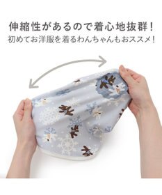 PET PARADISE リサとガスパール ペティヒート天竺 タンクトップ 《雪編み》 小型犬