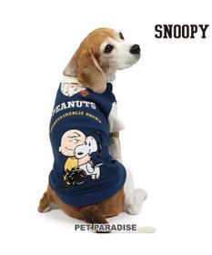 PET PARADISE スヌーピー 重ね着風トレーナー 《ハグ柄》中型犬 大型犬