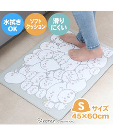 Mother garden しろたん 拭ける キッチンマット Ｓ 45cm×60cm