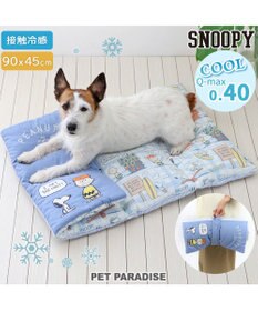 PET PARADISE スヌーピー クール ロールマット 《サマータイム柄》 小型犬