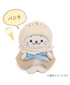 Mother garden しろたん ついてきちゃうマスコット用 着せ替え服  《アイスポンチョ バニラ》 単品