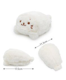 Mother garden しろたん マルチポーチ 《のんびり顔》 単品