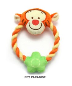 PET PARADISE ディズニー くまのプーさん ロープ トイ《プーさん/ピグレット/ティガー》