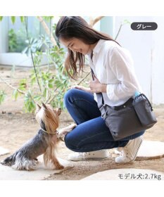 PET PARADISE ペットパラダイス お散歩ショルダーバッグ ≪グレー≫