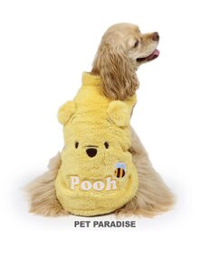 PET PARADISE ディズニー くまのプーさん お顔ハーフジップベスト 中型犬
