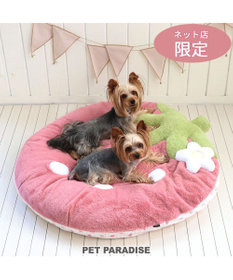 PET PARADISE ネット店限定 ペットパラダイス くすみ苺 クッション L