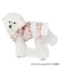 PET PARADISE ペットパラダイス 小花 ふりふり ワンピース 小型犬