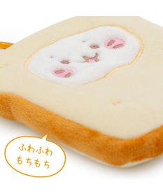 Mother garden しろたん ぺたんこポーチ 《食パンたん》