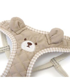 PET PARADISE ペットパラダイス くまちゃん 顔 リード付きハーネス Ｓ 小型犬