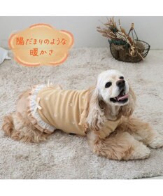 PET PARADISE ペットパラダイス  ペティヒート プレミアム Tシャツ 《花刺繍柄》 中型犬 大型犬