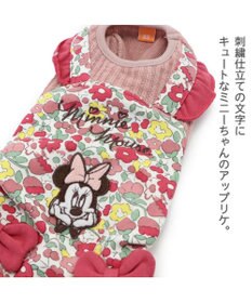 PET PARADISE 犬の服 犬 服 秋冬 ディズニー ミニーマウス ロンパース 【小型犬】 花柄