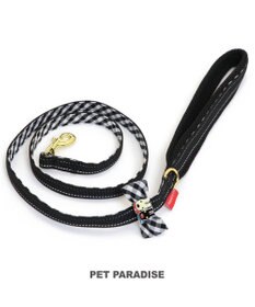 PET PARADISE リサとガスパール  反射リード 《ギンガムチェック》ＳＳ~Ｓ
