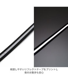 PET PARADISE 両面反射リード ブラック120㎝【Ｍ～Ｌ】