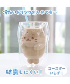 Mother garden しろたん ダブルウォールグラス 《 しろたん 》 単品